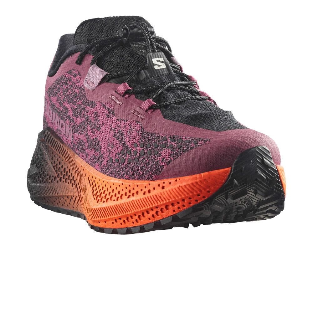 Chaussures de route et chemins mixte femme Salomon Aeroglide 4 GRVL nocturne / black / dusky orchid