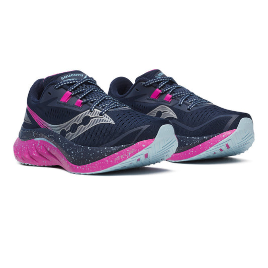 Chaussure Route Endorphin speed 4 Saucony femme navy fuschia - Clubinsport