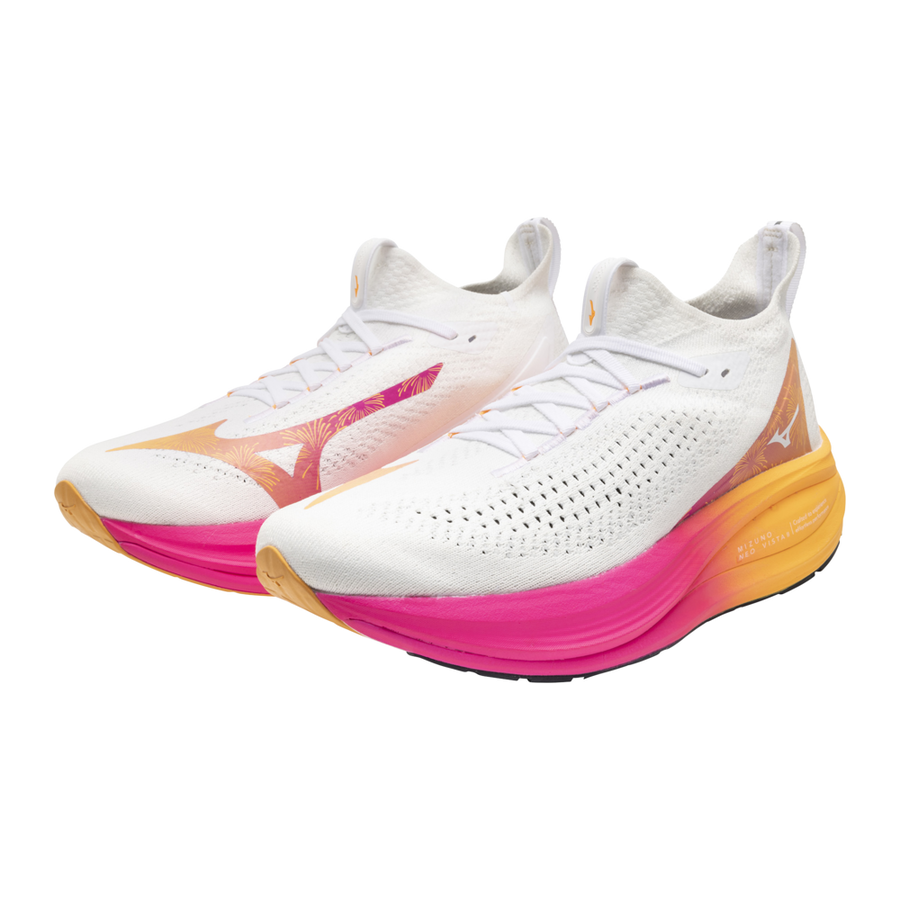 Chaussures de Route homme NeoVista 2 beige semelle orange rose