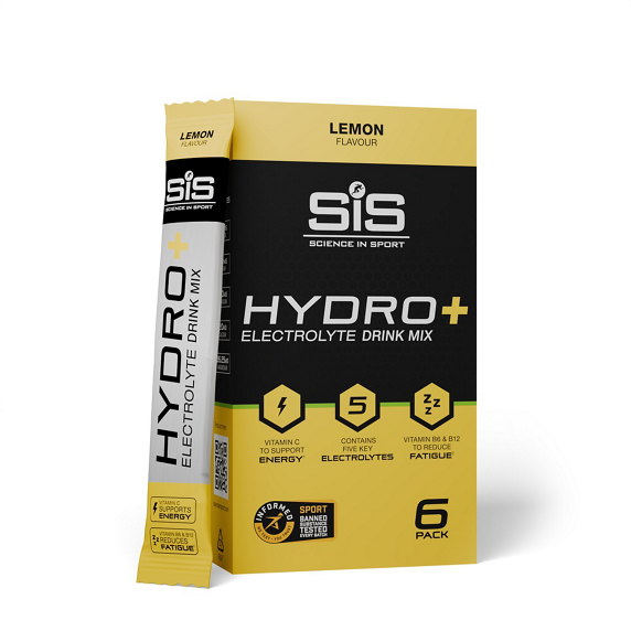 Electrolytes en poudre SIS Poudre Go Hydro + citron 6x4,5g
