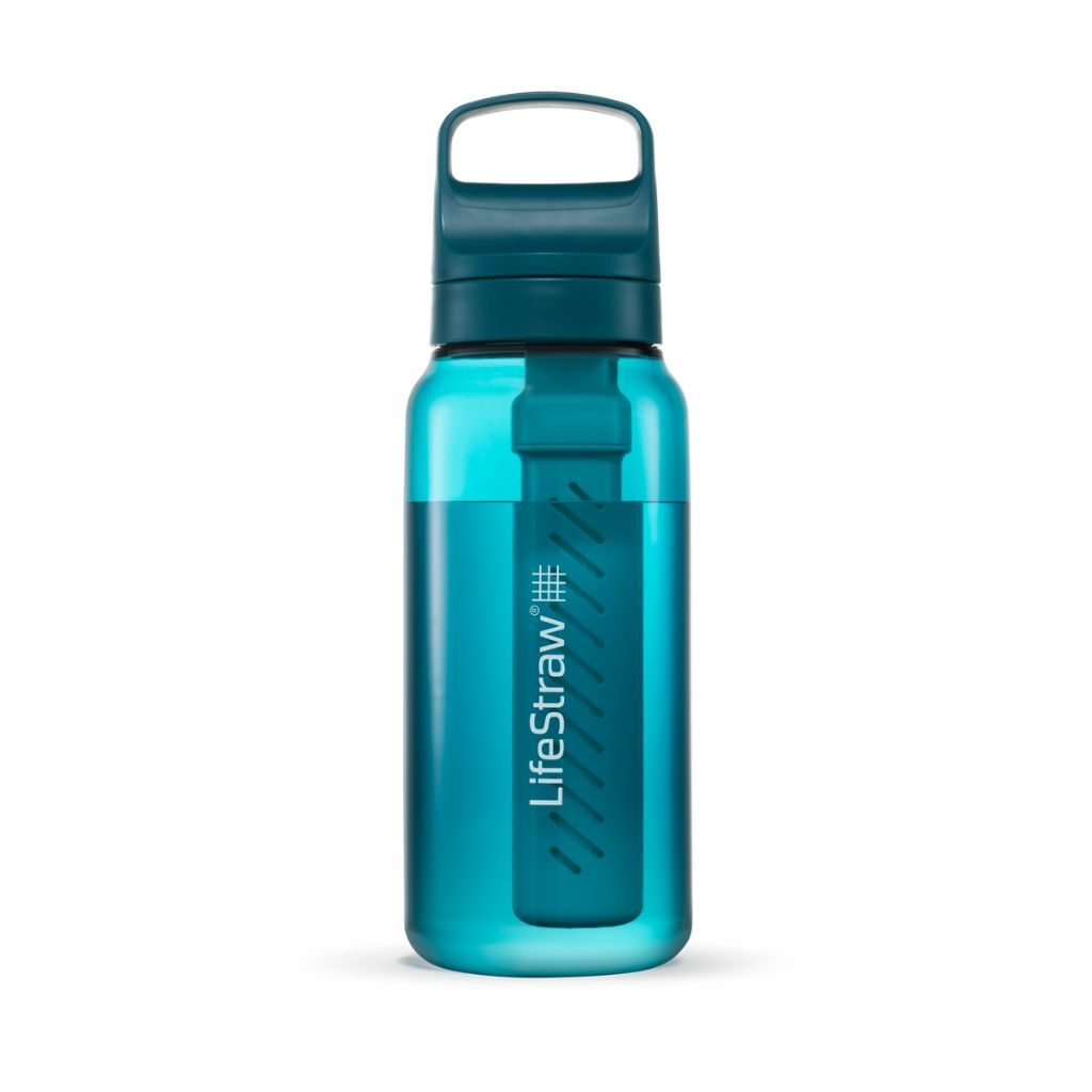 Gourde Filtrante Lifestraw Go bleu Laguna Teal, 1L - Clubinsport