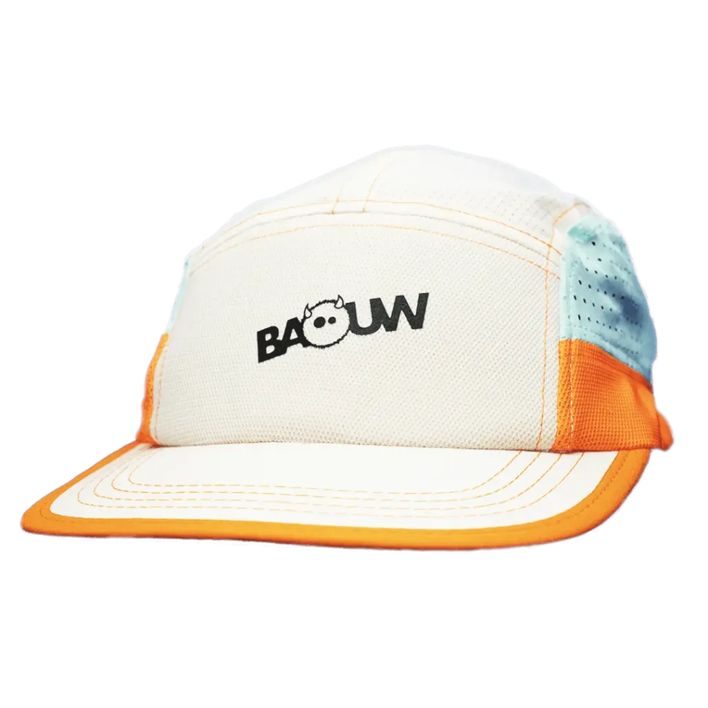 Casquette Baouw ed26 beige orange et vert
