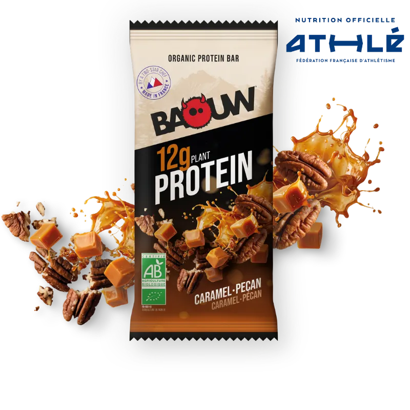 Barre énergétique protéinée caramel pecan Baouw Extra (Copie)