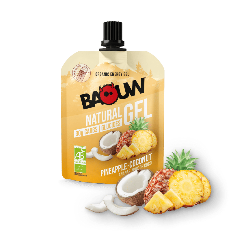 Gel naturel bio Baouw Ananas noix de coco - Clubinsport