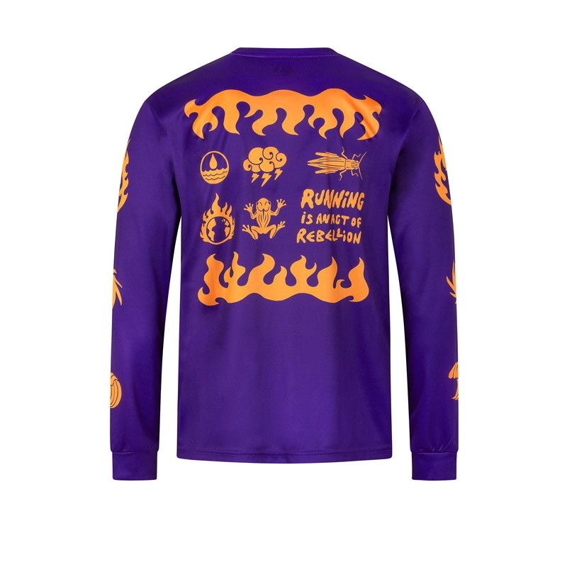 Tee-shirt manches longues homme Wildtee Apocalypse Running Club - Clubinsport
