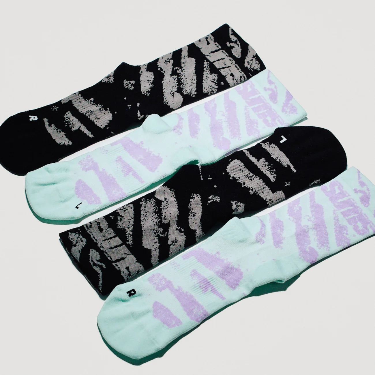 Chaussettes de trail-running ascenders Sums Gris / Noir