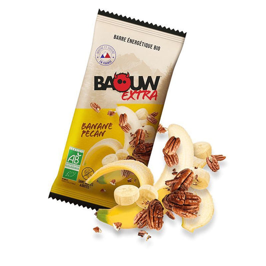 Barre énergétique Baouw Extra Banane pecan - Clubinsport