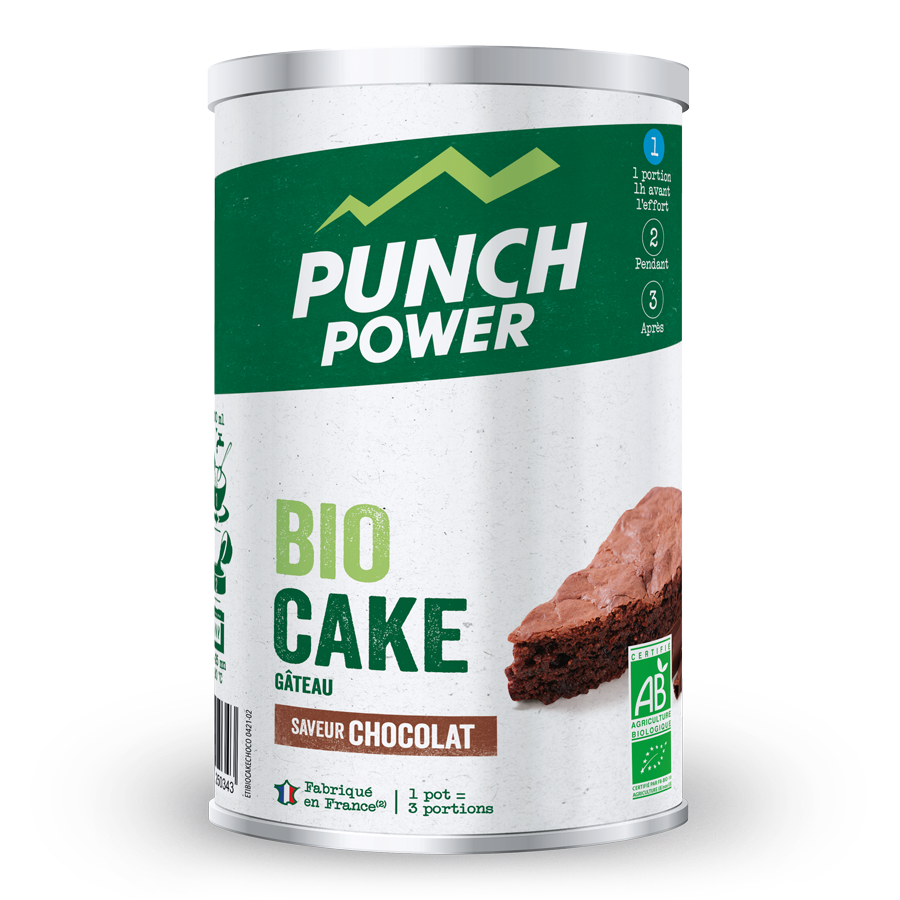 Gâteau BIO Punch Power chocolat sans gluten 400g