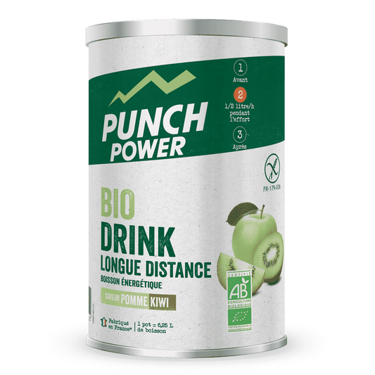 Boisson d'effort Punch Power longue distance Pomme kiwi 500 grammes - Clubinsport