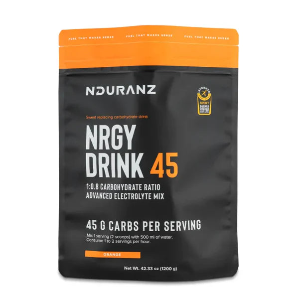 Boisson d'effort Nduranz Nrgy Drink 45 orange 1.2kg