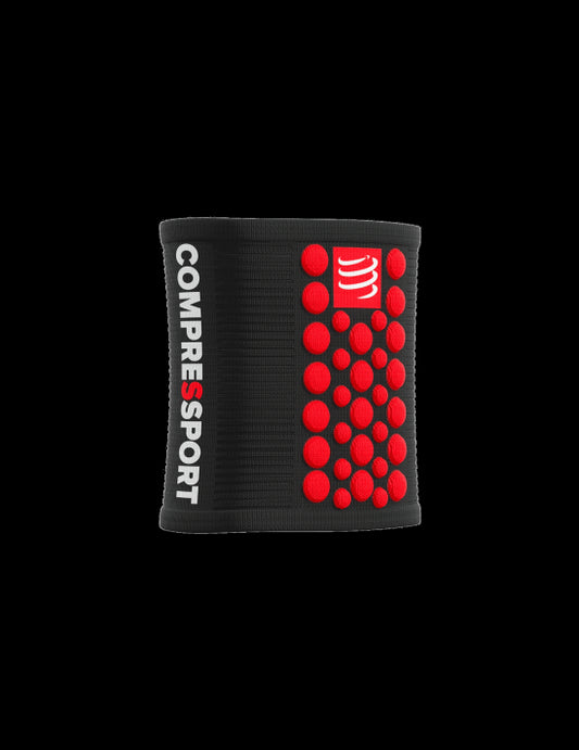 Bandeau de poignets  Compressport  Sweatbands 3D.Dots noir