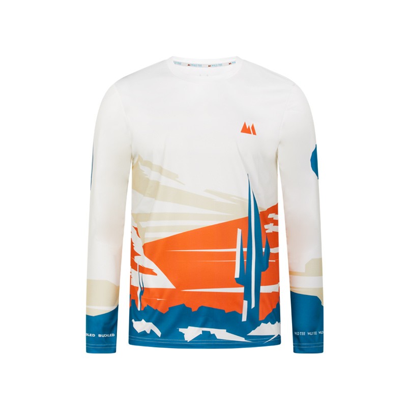Tee-shirt manches longues homme Wildtee Buckled Desert - Clubinsport