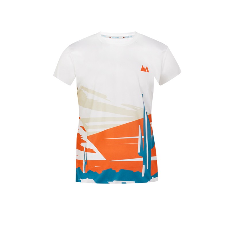 Tee-shirt manches courtes femme Wildtee Buckled Desert