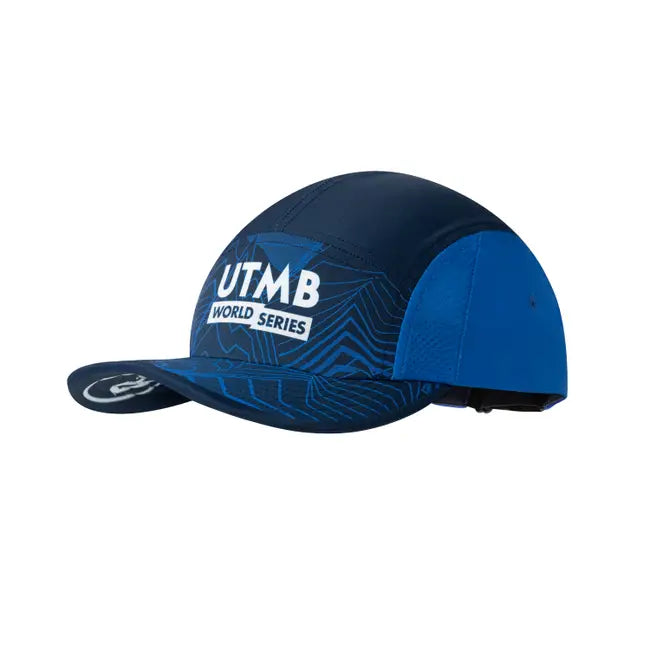 Casquette Buff 5 panel UTMB  World series bleu - Clubinsport