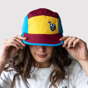Casquette 5 Panel Des Bosses et des Bulles Retro Bordeaux