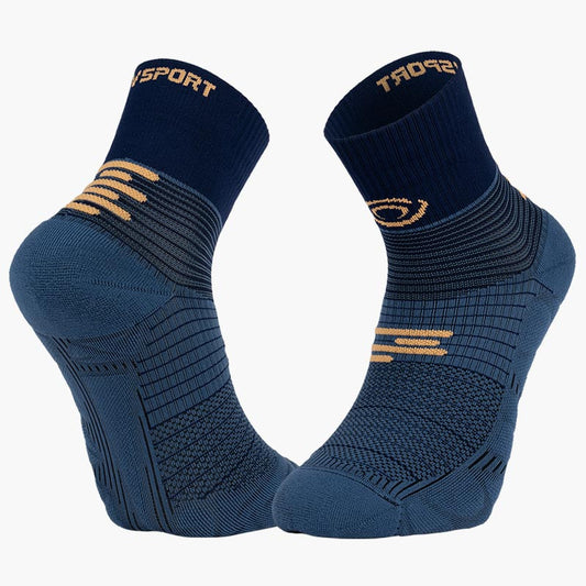 Chaussettes BV Sport Run Marathon.2 moyennes bleu marine