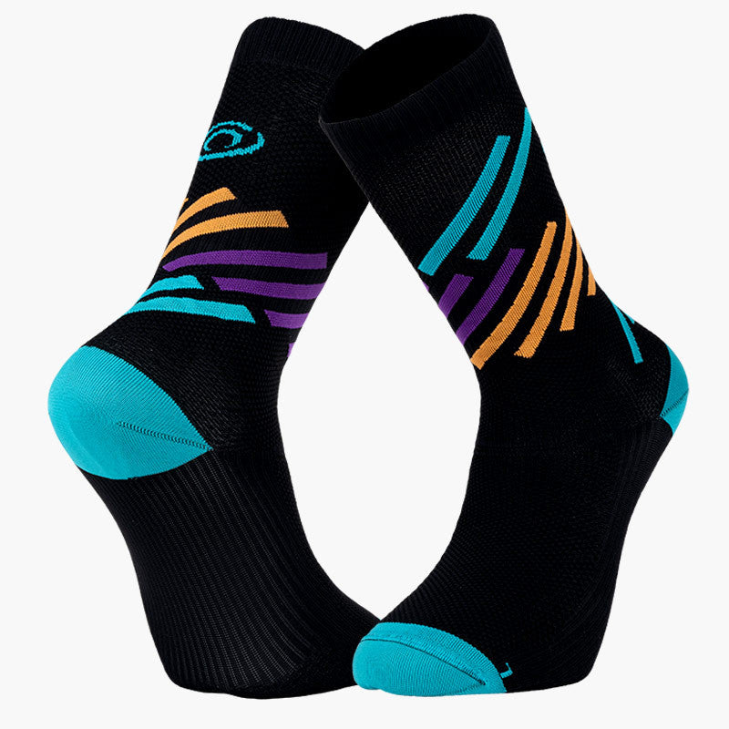 Chaussettes BV Sport LightRun LIGHT RUN "Miami" noir turquoise