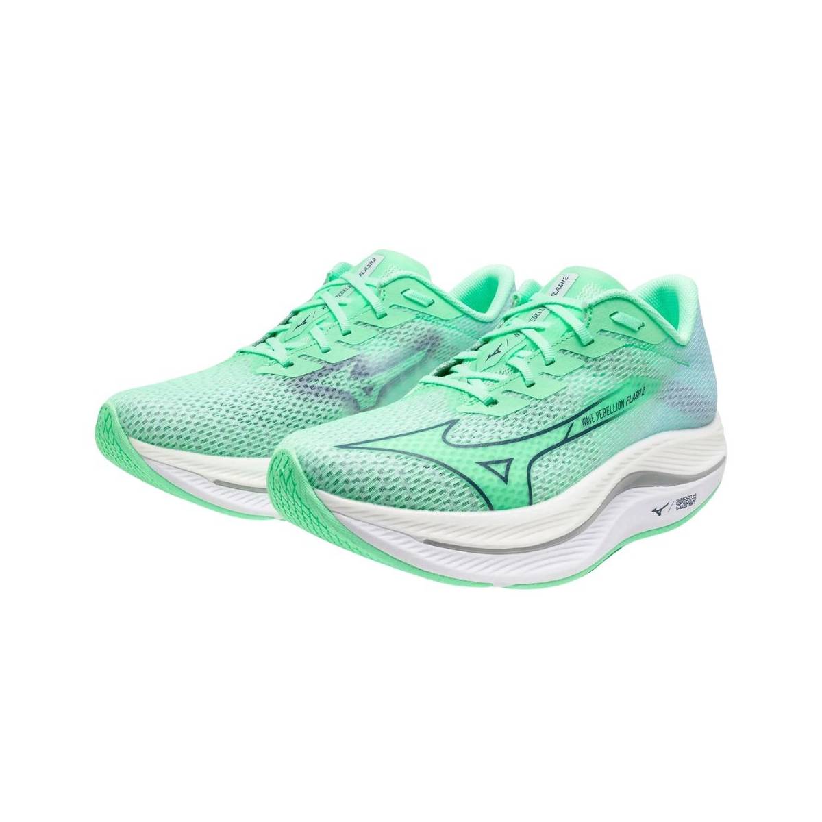 Chaussures de Route homme Rebellion flash 2 Mizuno verte