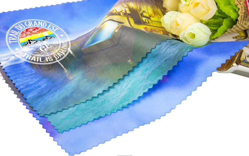 chiffon microfibre personnalisé