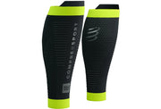 Manchons de compression mollet Compressport R2 3.0 noir flash - Clubinsport