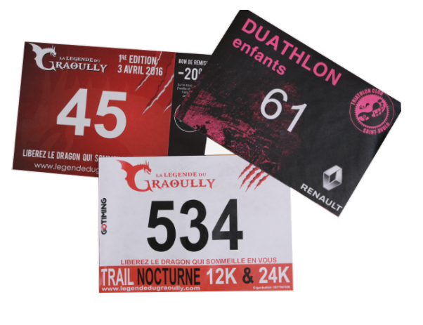 Dossard personnalisé