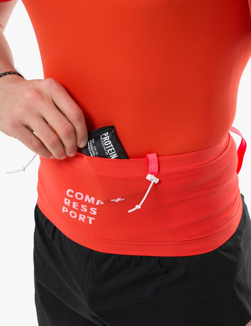 Ceinture de portage Free belt pro Compressport orange