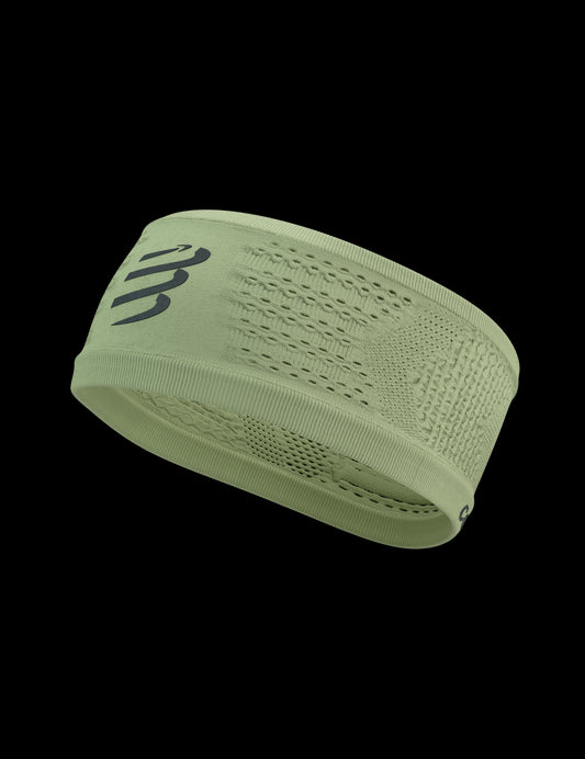 Bandeau de tête Compressport Headband On/Off jaune citron