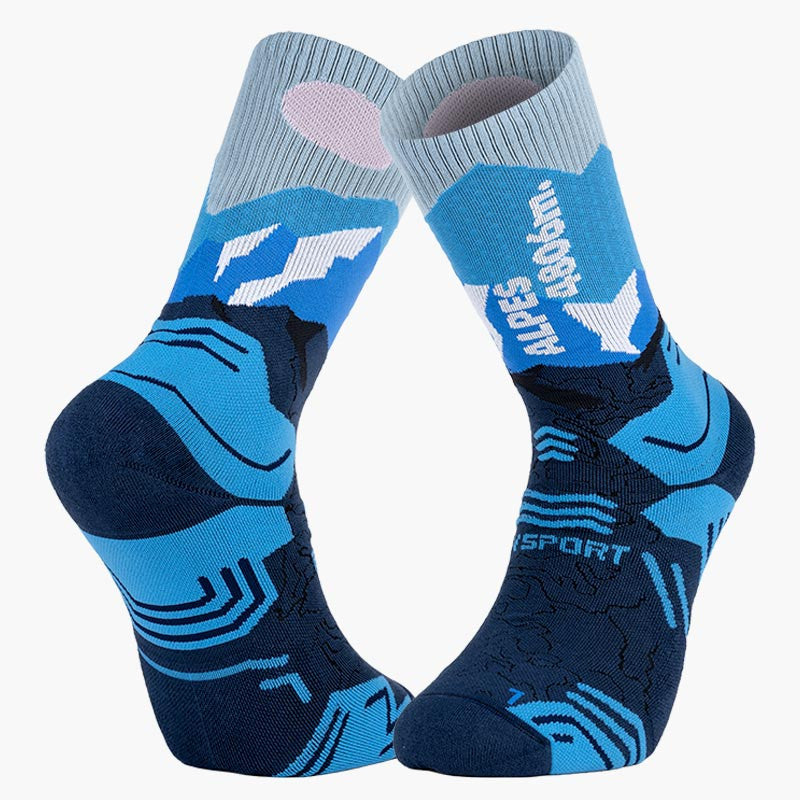 Chaussettes BV Sport TREK SUMMIT Lyocell Alpes Bleu
