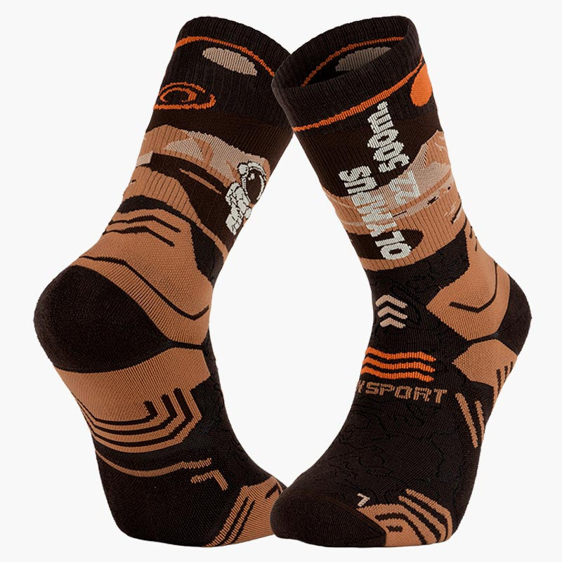 Chaussettes BV Sport TREK SUMMIT Lyocell Olympus Marron