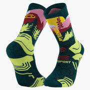 Chaussettes BV Sport TREK SUMMIT Lyocell Pyrénées Vert