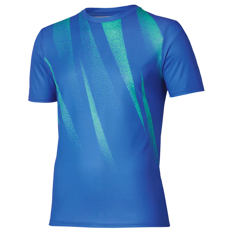 Tee-shirt manches courtes homme Mizuno Core Graphic bleu