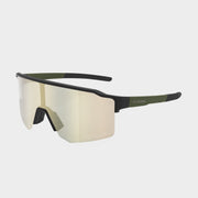 Lunettes Cébé Outflow LITE photochromique Cadre noir mat kaki Verre gris bronze cat 1>3