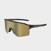 Lunettes Cébé Outflow LITE Cadre noir mat kaki Verre miroir bronze cat 3