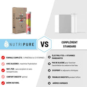 Electrolytes Nutripure x 15 fruits rouge