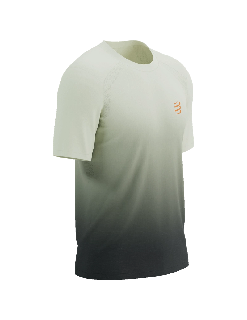 Tee-shirt manches courtes homme Compressport Performance Sugar et noir