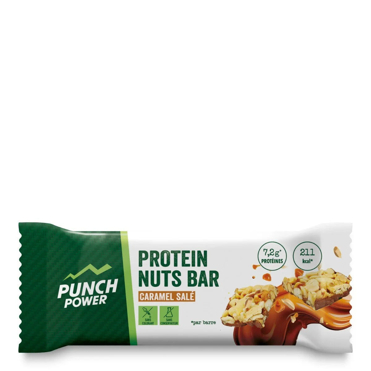 Barre energetique Punch power caramel salé