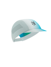 Casquette Compressport Pro Racing Cap blanc white blue