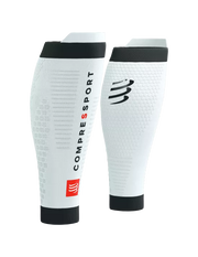 Manchons de compression mollet Compressport R2 3.0 blanc - Clubinsport