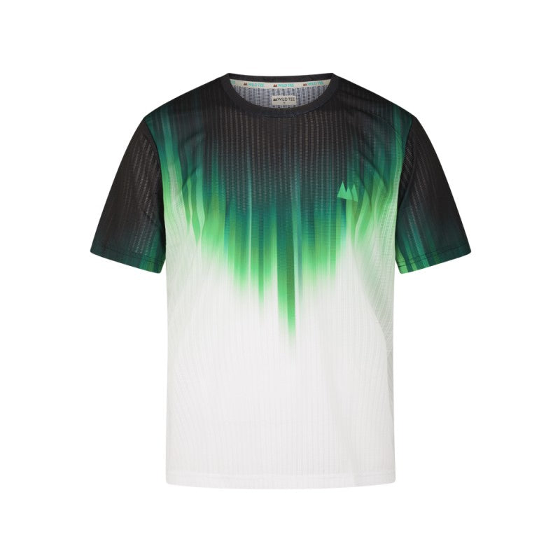 Tee-shirt manches courtes homme Wildtee Race Vert