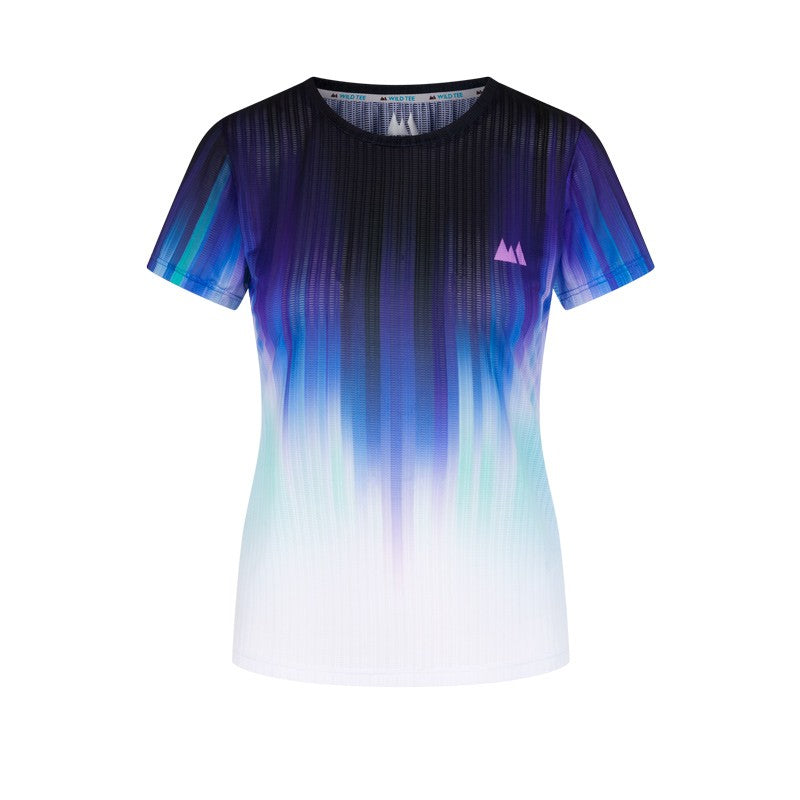 Tee-shirt manches courtes femme Wildtee Race Lavender - Clubinsport