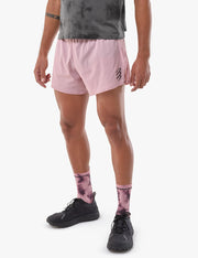 Short homme Compressport Racing split short rose