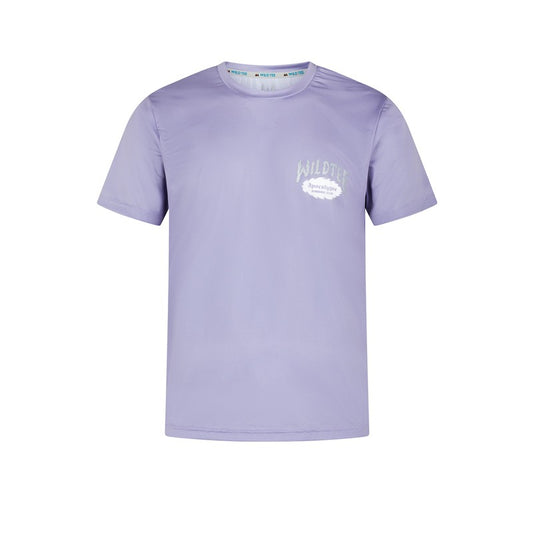Tee-shirt manches courtes homme Wildtee Street blazer 1 lila - Clubinsport