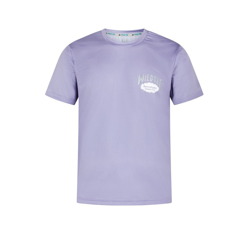 Tee-shirt manches courtes homme Wildtee Street blazer 1 lila - Clubinsport