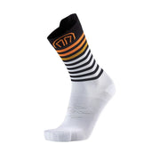 Chaussettes de course à pied Sidas Run Anatomic Light Crew noir/blanc