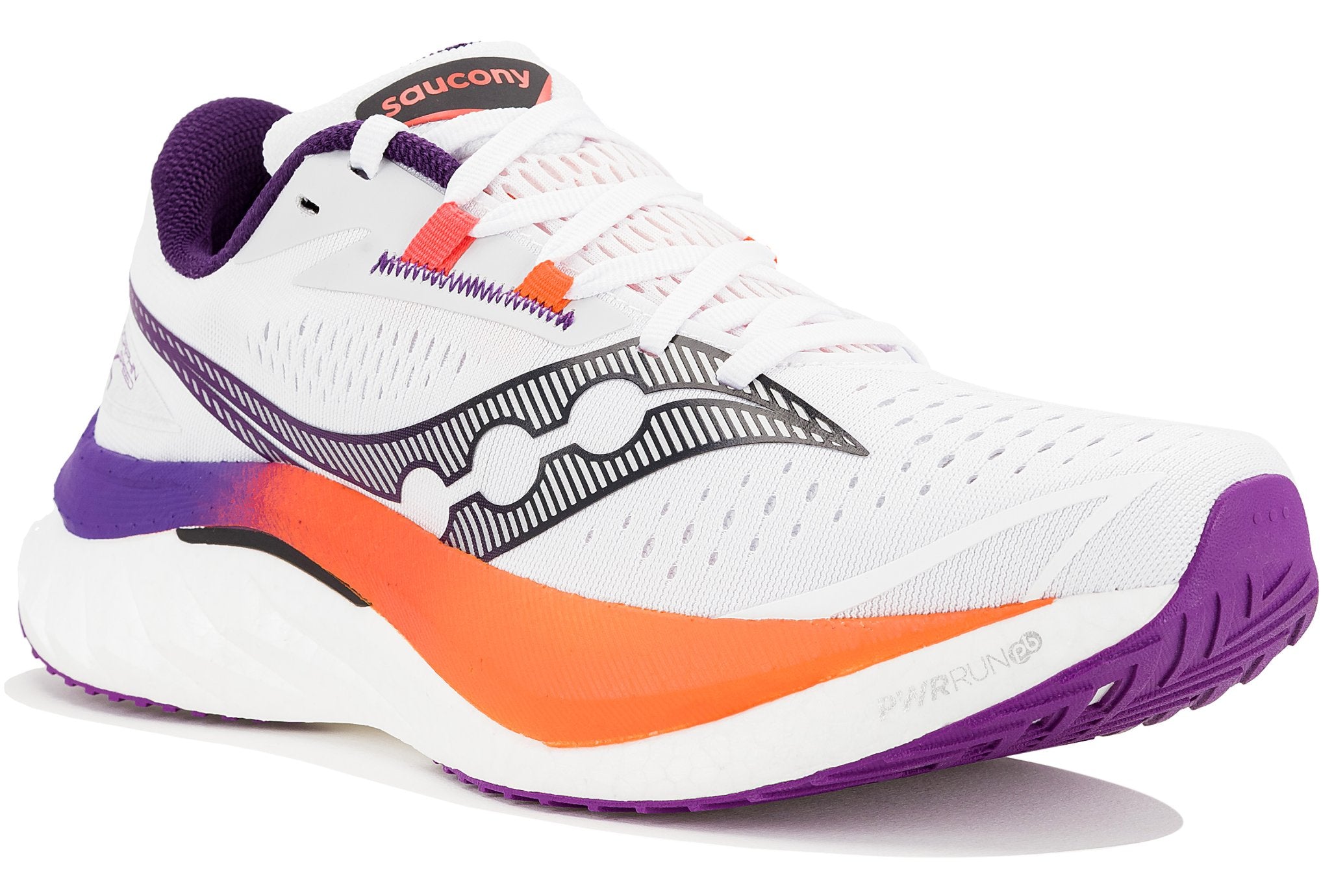Chaussure Route Endorphin speed 4 Saucony femme blanche - Clubinsport