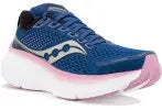 Chaussures de Route femme Saucony Guide 17 Rouge semelle rose