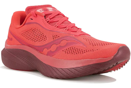 Chaussure de Route Saucony femme Kinvara 15 rouge - Clubinsport