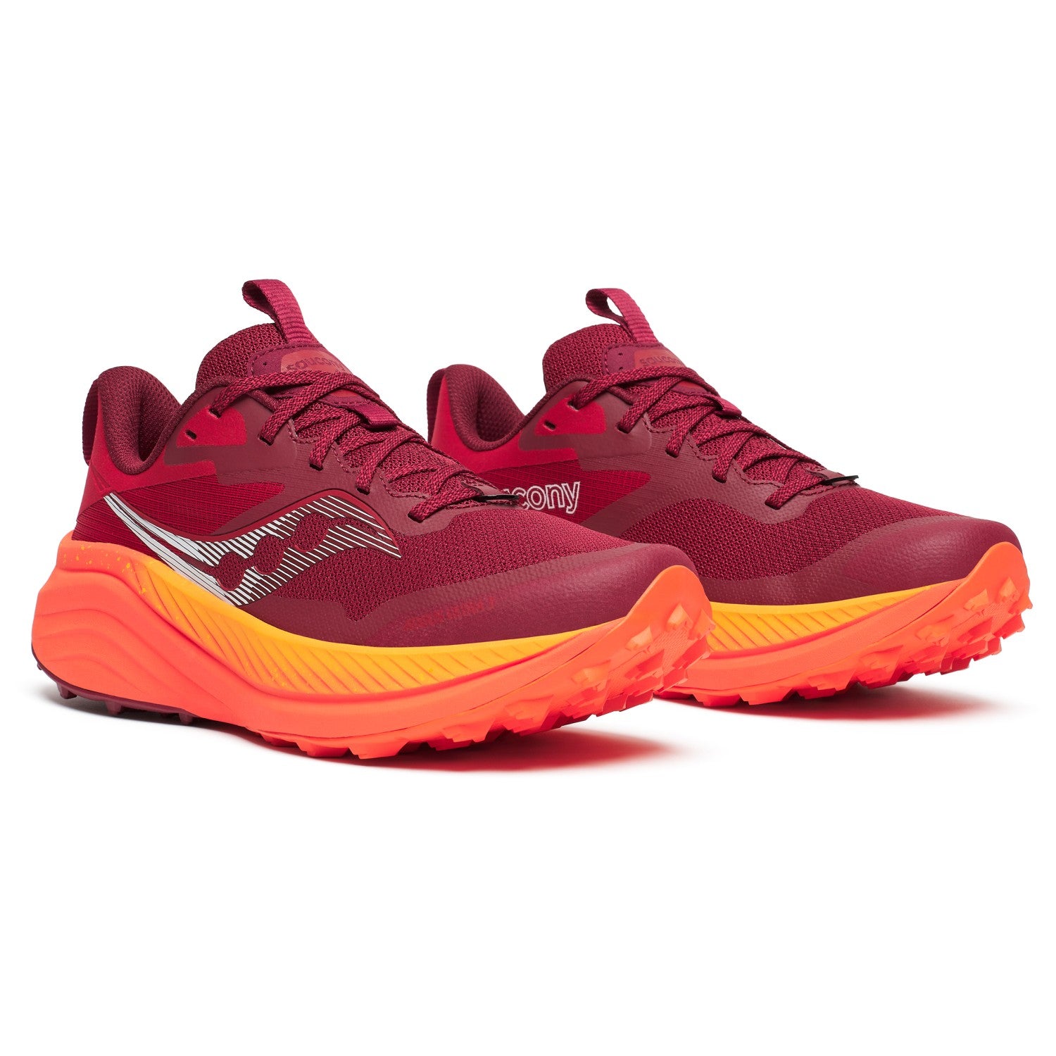 Chaussure de Trail Saucony femme Xodus ultra 3 rouge - Clubinsport