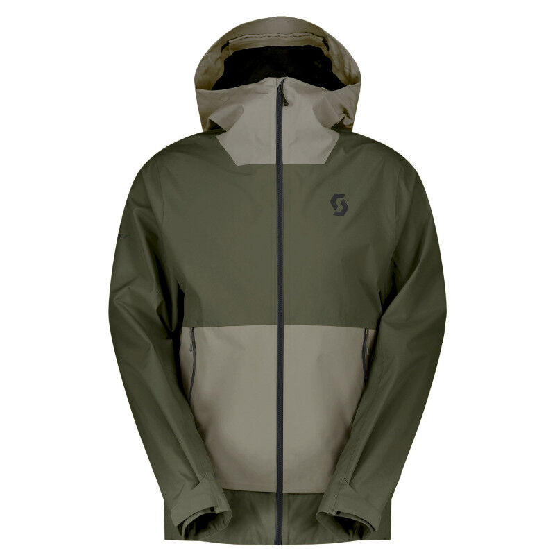 Veste de Pluie imperméable Scott Explorair Dryo pro 2.5L gris sable