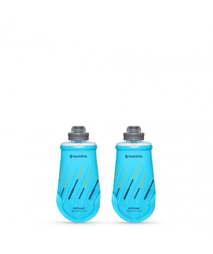 Flasque de nutrtion Softflask 150 ml Hydrapak bleu lot de 2